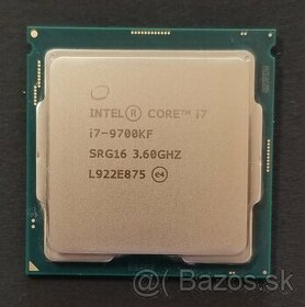 Procesor Intel Core i7-9700KF FCLGA1151 Coffee Lake CPU