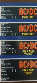 4x lístky AC/DC s vyzdvihnutím u mňa doma v BA