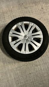 205/55R16 zimne pneumatiky na plechovych diskoch - 1