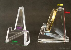 mini stojan na mince/medaile - 1