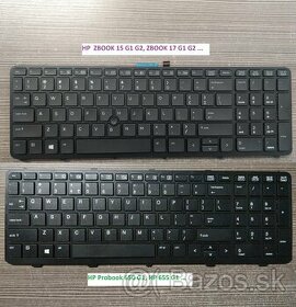 Klavesnice HP ZBOOK 15 (17) G1 G2 // HP 650 G1, HP 655 G1 - 1