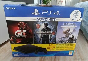 Playstation 4 Slim 500 GB + 6 hier