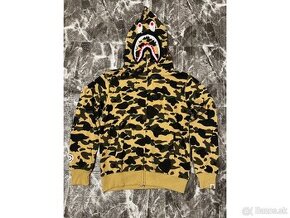 Bape Shark Hoodie Mikina Žltá