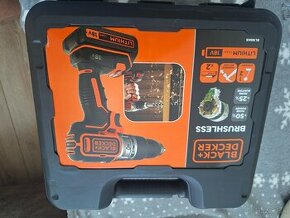 Black+Decker Aku bezuhlíková príklepová vŕtačka BL188KB, 18V