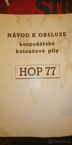 tovarensky cirkular HOP 77