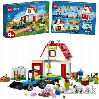 LEGO City 60346 Stodola a zvieratká z farmy