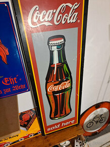 Stará smaltová cedula Coca-Cola 90x33