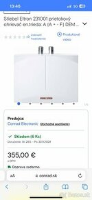 Stiebel Eltron 231001 prietokový ohrievač en.trieda: A - 1