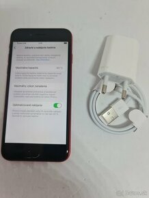 IPHONE SE2020 RED 64GB ZÁRUKA - VEĽMI PEKNÝ STAV - 1