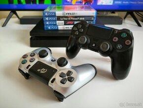 Playstation PS4 SLIM - ovládače - hry