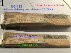 Zváracie elektrody liatinové E-S 722