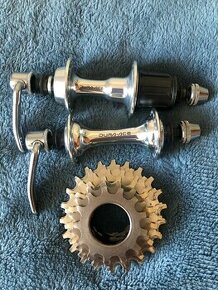 Dura ace 7400 náboje + UG kazeta 6r