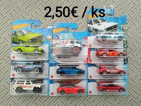 Hotwheels Mainline - Ford , Nissan , Mercedes