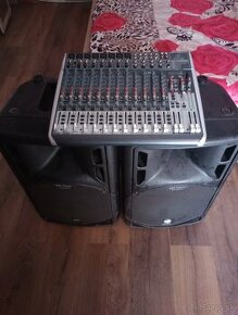 Predám Rcf artik 315 Mk4 +mixpult Behringer xenyx QX2222