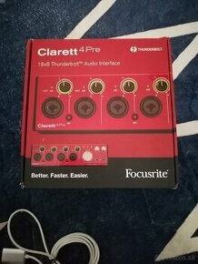 Zvukova karta _ Focusrite Clarett Pre4 thonderbolt - 1