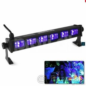 BeamZ BUV63 UV BAR světelná lišta, 6x3W UV LED