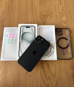 iPhone 15 128 gb Black - nepoužívaný, záruka