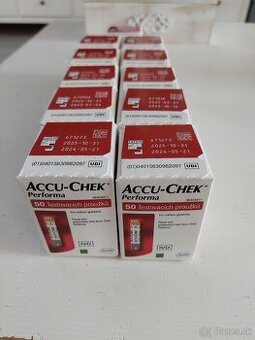 Testovacie pruzky accu-chek performa