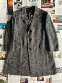 Corneliani luxusný talianský pánsky kabát 56 (L/ menšie XL)