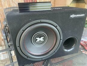 30cm EXCURSION Subwoofer 400W + zosilňovač EXCURSION HXA-1K - 1