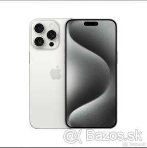 Predám nový IPhone 15 Pro Max 512gb biely