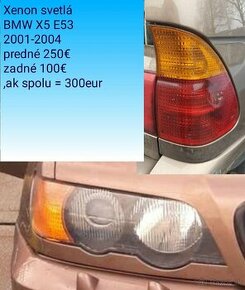 Xenónové svetlomety BMW X5, e53