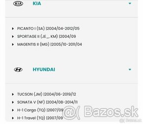 Odpor vnutorneho ventilatora kia, hyundai - 1