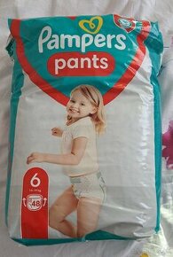 Plienky pampers pants veľkosť 6 cca 35ks