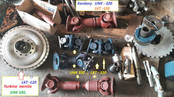 Kardany pre UNK 320,  LKT120,,   ,UN 053, DH112, LKT-120