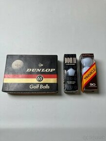 Vintage golfové loptičky Dunlop a Pinnacle - 1