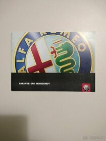 Alfa Romeo servisná knižka - 1