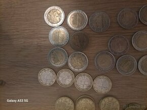 2eurove 1eurove mince zberatelske