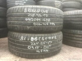 R17 235/55 Bridgestone 2x4.8mm DOT0915