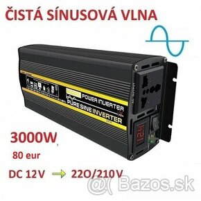 Menic napetia z 12V na 220V (3000 a 4000W)