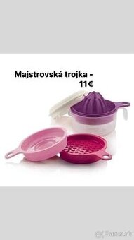 Majstrovská trojka Tupperware