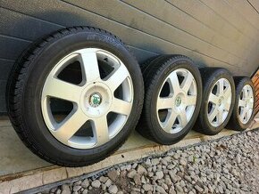 ŠKODA VEGA 5x112+Zimné Pneu 205/55 R16 - 1