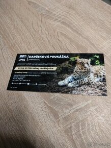 Vstupenka Zoo Bojnice