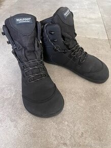 Barefoot topanky Trekker High Vegan Black