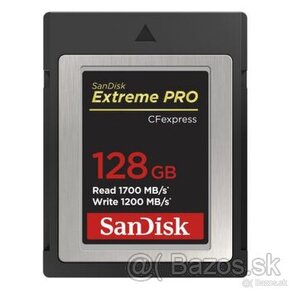 Sandisk Compact Flash Extreme PRO CF expres 128GB, Type B - 1