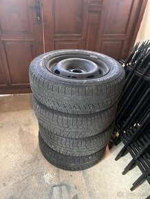 Zimná sada plechových kolies 4x108 195/65 R15