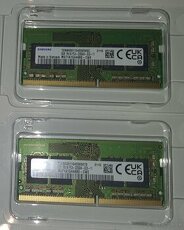 Predam 2x 8Gb nove Ramky do notebooku 3200