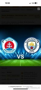 Top miesto v sektore B204 Slovan-Manchester City