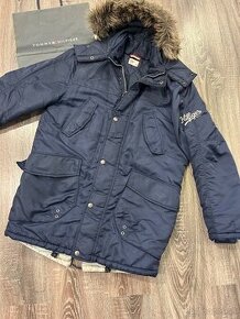 Tommy Hilfiger panska predlzena vetrovka M - 1