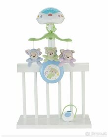 Kolotoč nad postieľku Fisher-Price motýliky