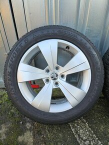 Zimní alu kola Triton 17" Škoda Superb 215/55 R7 - 1