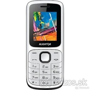 mobil Aligator D210 Dual SIM čierno - biely