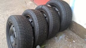 Disky 5x108 FORD + 205/60 R16 96H ZIMA 5 mm LEN 99,99€sada