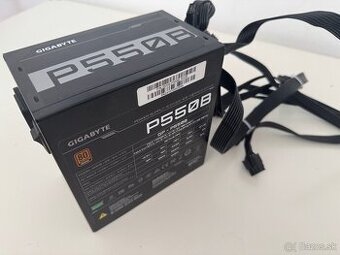 Predám zdroj Gigabyte P550B – 550W, 80 PLUS Bronze