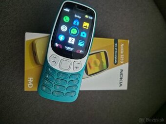 Nokia 3210 4G dual sim zeleno cyan v top stave len osobne Ko