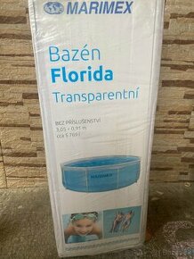 Bazén Marimex 3,05 x 0,91 Transparentný